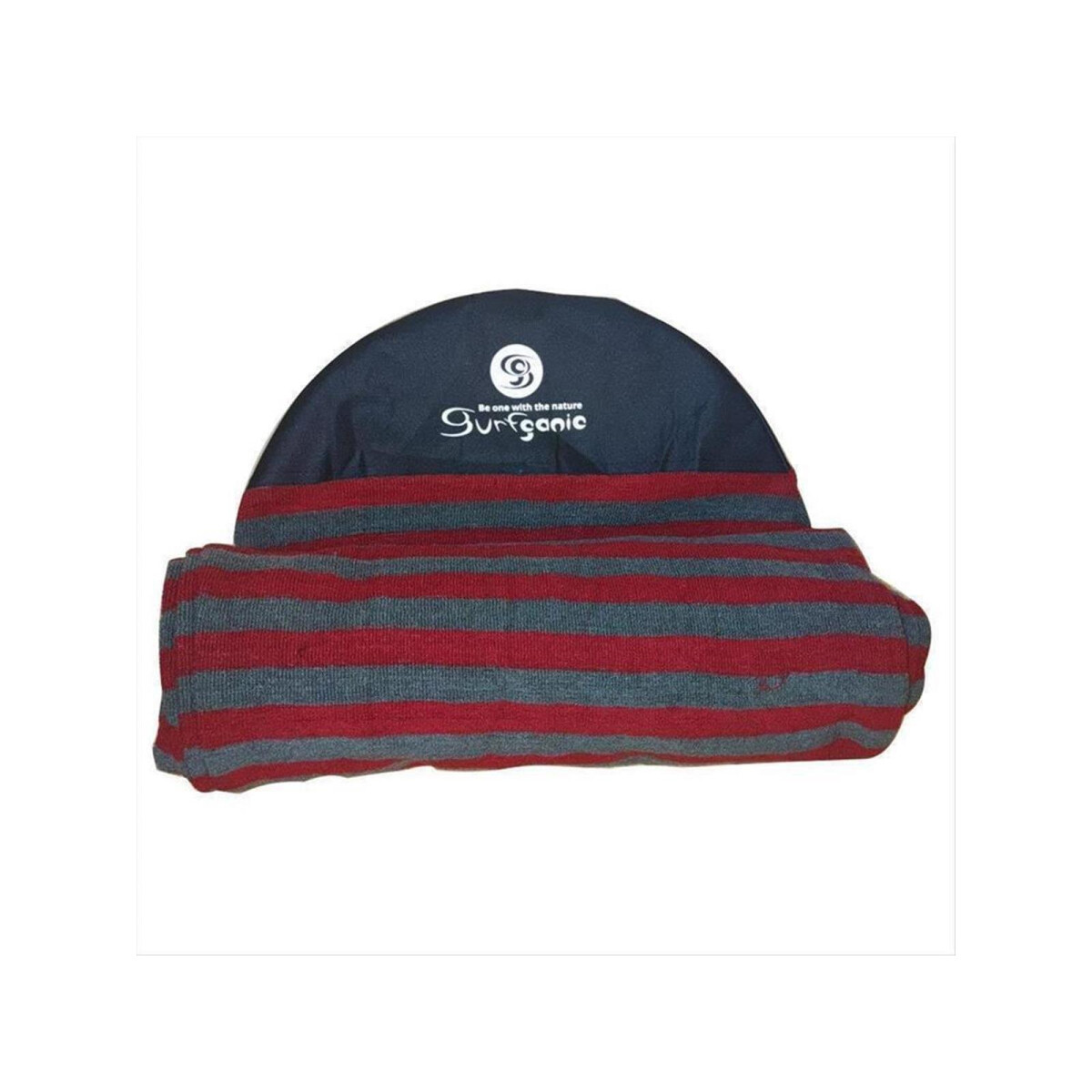 SURFGANIC Eco Surfboard Socke 45 Bodyboard rot grau...