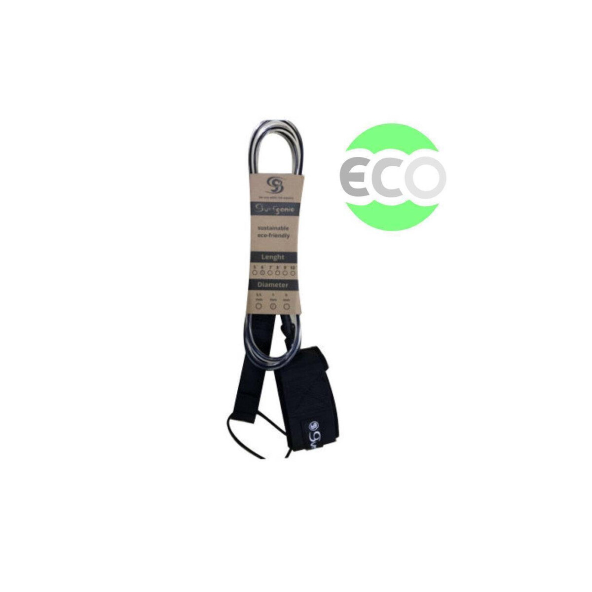 Surfganico 6 ft Eco Surfleash – Surfen Wellenreiten...